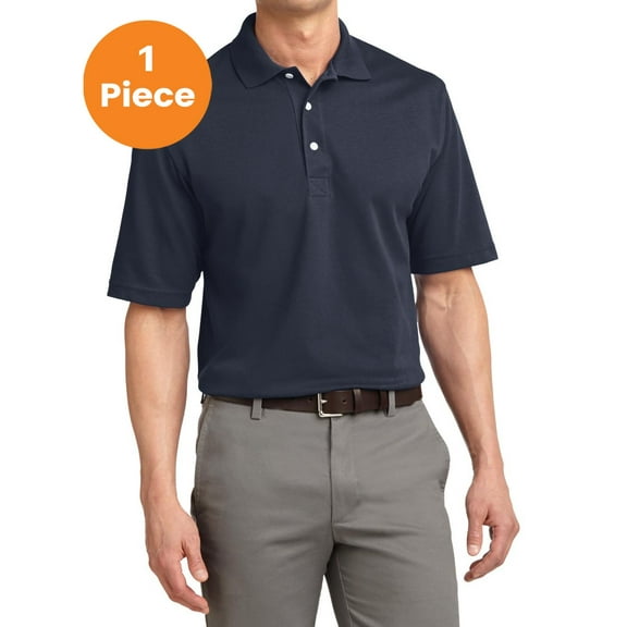 Port Authority K455 Rapid Dry Polo, Classic Navy, XS, Mens Polo Shirts