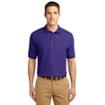thumbnail image 1 of Port Authority K500 Mens Silk Touch Polo T-Shirt, Purple - 4XL, 1 of 2