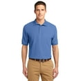 thumbnail image 1 of Port Authority K500 Mens Silk Touch Polo T-Shirt, Ultramarine Blue - 6XL, 1 of 2