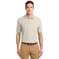 thumbnail image 1 of Port Authority K500 Silk Touch Polo Shirt - Light Stone - 6X-Large, 1 of 2
