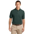 thumbnail image 1 of Port Authority K500P Mens Silk Touch Polo with Pocket, Dark Green - 5XL, 1 of 2