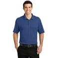 thumbnail image 1 of Port Authority K5200 Mens Silk Touch Interlock Performance Polo T-Shirt, Royal - Extra Large, 1 of 6