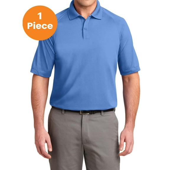 Port Authority K525 Dry Zone Ottoman Polo, Blue Lake, 4XL, Mens Polo Shirts