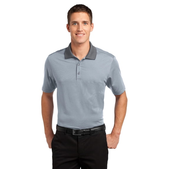 Port Authority K558 Fine Stripe Polo , Mens Polo Shirts