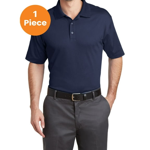 Port Authority K573 Rapid Dry Mesh Polo, True Navy, XS, Mens Polo Shirts