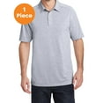 thumbnail image 1 of Port Authority K574 Digi Heather Performance Polo , Light Grey, XL, Mens Polo Shirts, 1 of 1