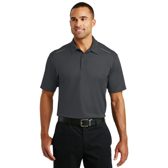 Port Authority K580 Pinpoint Mesh Polo , Mens Polo Shirts