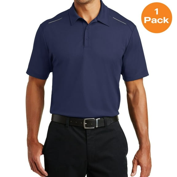 Port Authority K580 Pinpoint Mesh Polo , True Navy, XS, Mens Polo Shirts