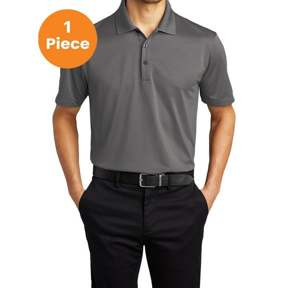Port Authority K587 Eclipse Stretch Polo, Shadow Grey, 3XL, Mens Polo Shirts
