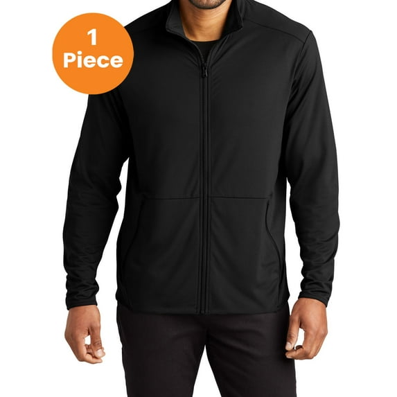 Port Authority K595 Accord Stretch Fleece Full-Zip , Black, S, Sweatshirts & Hoodies