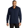 thumbnail image 1 of Port Authority K595 Accord Stretch Fleece Full-Zip , Navy, 2XL, 1 of 1