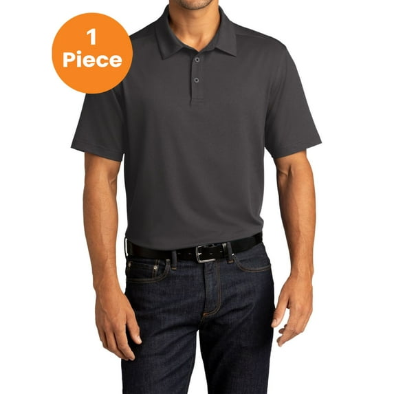 Port Authority K682 City Stretch Polo, Garnet, S, T-Shirts