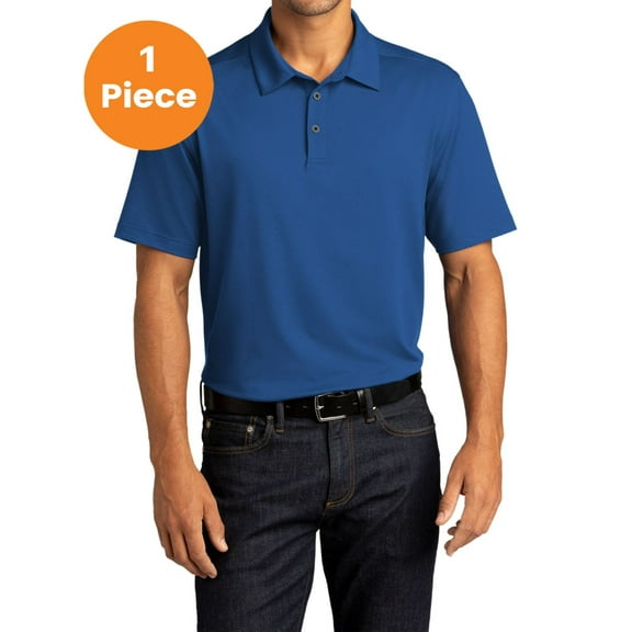 Port Authority K682 City Stretch Polo, River Blue Navy, M, Men's Polos