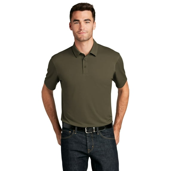 Port Authority K750 UV Choice Pique Polo, Deep Olive, 4XL