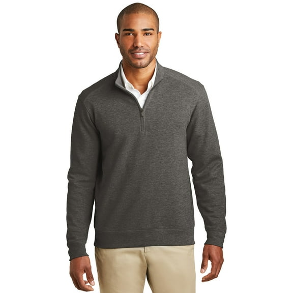 Port Authority K807 Interlock 1/4-Zip, Mens Pullover Sweaters