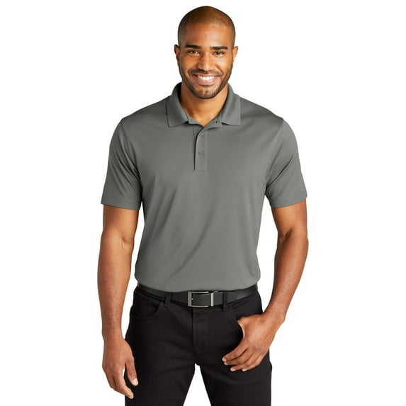 Port Authority K863 Recycled Performance Polo, Smoke Grey, 4XL