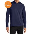 thumbnail image 1 of Port Authority K865 C-FREE Snag-Proof 1/4-Zip, True Navy, L, Mens Workout Shirts, 1 of 1