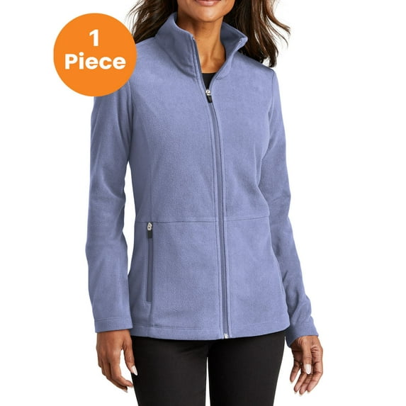 Port Authority L151 Ladies Accord Microfleece Jacket, Ceil Blue, XL, Womens Fleece Jackets