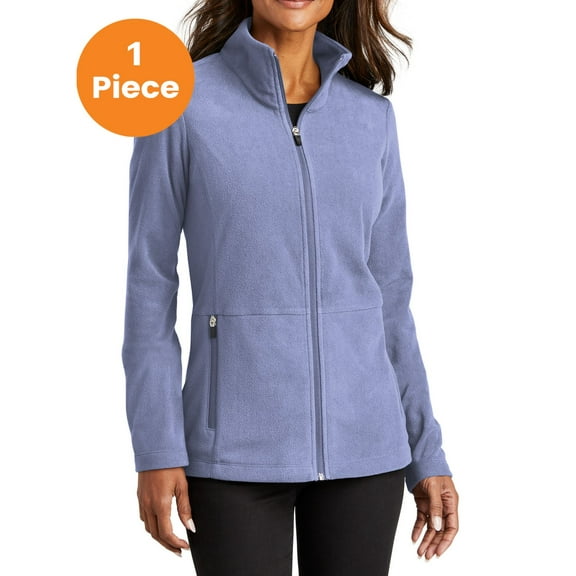 Port Authority L151 Ladies Accord Microfleece Jacket, Ceil Blue, XL, Womens Fleece Jackets
