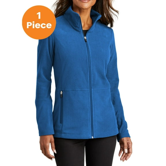 Port Authority L151 Ladies Accord Microfleece Jacket, Royal, XL, Womens Fleece Jackets