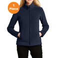 thumbnail image 1 of Port Authority L211 Ladies Ultra Warm Brushed Fleece Jacket , Insignia Blue/ River Blue Navy, XL, Womens Fleece Jackets, 1 of 1