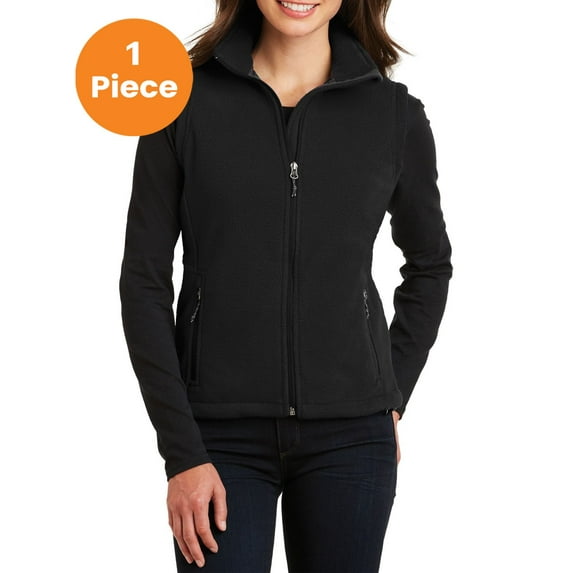 Port Authority L219 Ladies Value Fleece Vest , Black, 4XL, Womens Sweatshirts & Hoodies