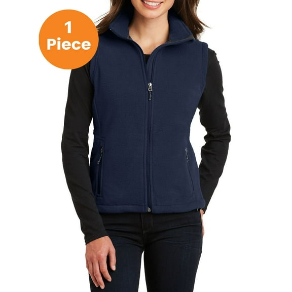 Port Authority L219 Ladies Value Fleece Vest , True Navy, XXL, Womens Sweatshirts & Hoodies