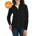 thumbnail image 1 of Port Authority L223 Ladies Microfleece Jacket, Black, L, Womens Fleece Jackets, 1 of 1