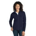thumbnail image 1 of Port Authority L223 Ladies Microfleece Jacket, Pearl Grey, 4XL, Womens Fleece Jackets, 1 of 6