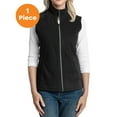 thumbnail image 1 of Port Authority L226 Ladies Microfleece Vest, Black, 3XL, Womens Sweatshirts & Hoodies, 1 of 1