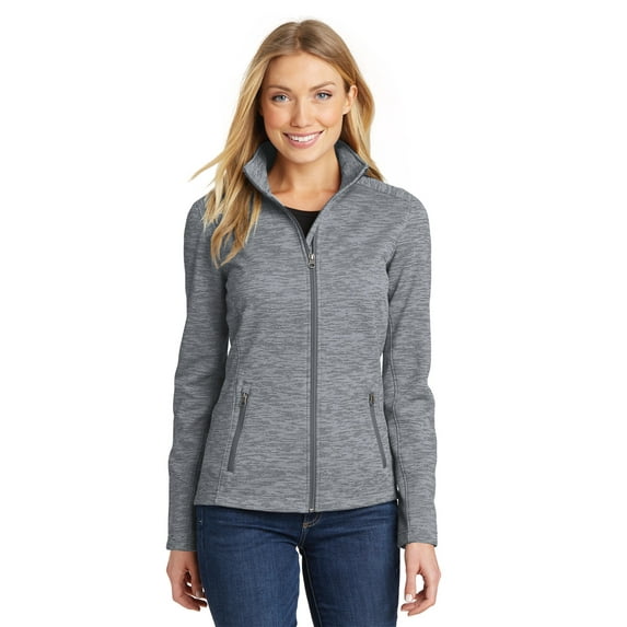 Port Authority L231 Ladies Digi Stripe Fleece Jacket, Womens Fleece Jackets