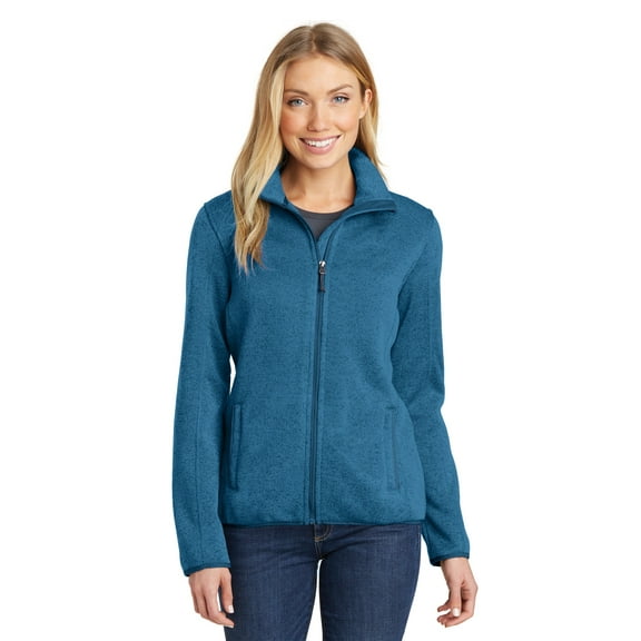 Port Authority L232 Ladies Sweater Fleece Jacket , Womens Fleece Jackets