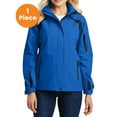 thumbnail image 1 of Port Authority L304 Ladies All-Season II Jacket, Snorkel Blue/Black, 3XL, Plus Size Activewear, 1 of 1