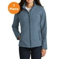 thumbnail image 1 of Port Authority L317 Ladies Core Soft Shell Jacket, Navy Heather, S, Womens Fleece Jackets, 1 of 1