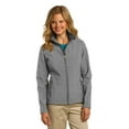 thumbnail image 1 of Port Authority L317 Ladies Core Soft Shell Jacket, Pearl Grey Heather, XL, 1 of 1