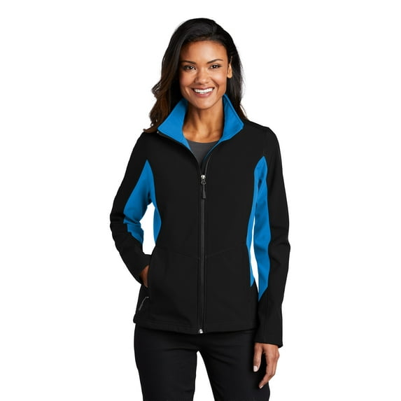 Port Authority L318 Ladies Core Colorblock Soft Shell Jacket , Womens Fleece Jackets