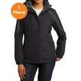 thumbnail image 1 of Port Authority L321 Ladies Colorblock 3-in-1 Jacket, Black/ Black/ Magnet Grey, 3XL, Womens Activewear, 1 of 1