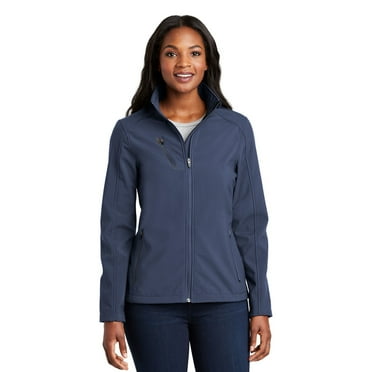 Port Authority L324 Ladies Welded Soft Shell Jacket , Dress Blue Navy, 3XL