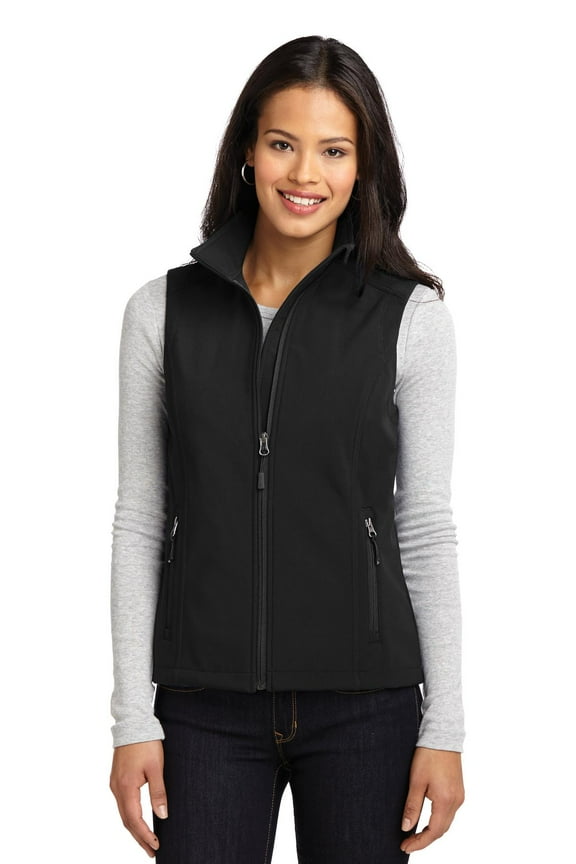 L325 Ladies Core Soft Shell Vest , Womens Fleece Jackets