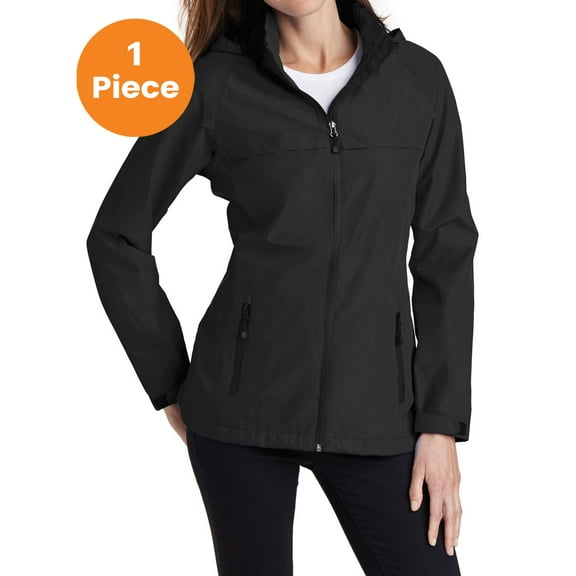 Port Authority L333 Ladies Torrent Waterproof Jacket , Black, 3XL, Womens Rain Jackets