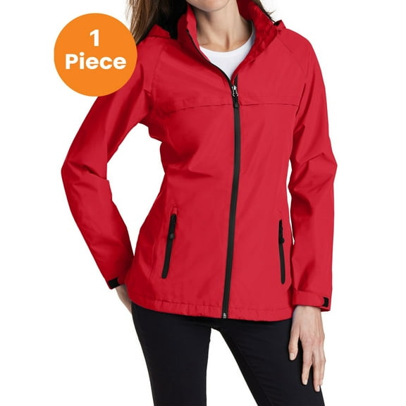 Port Authority L333 Ladies Torrent Waterproof Jacket , Engine Red, M, Womens Rain Jackets