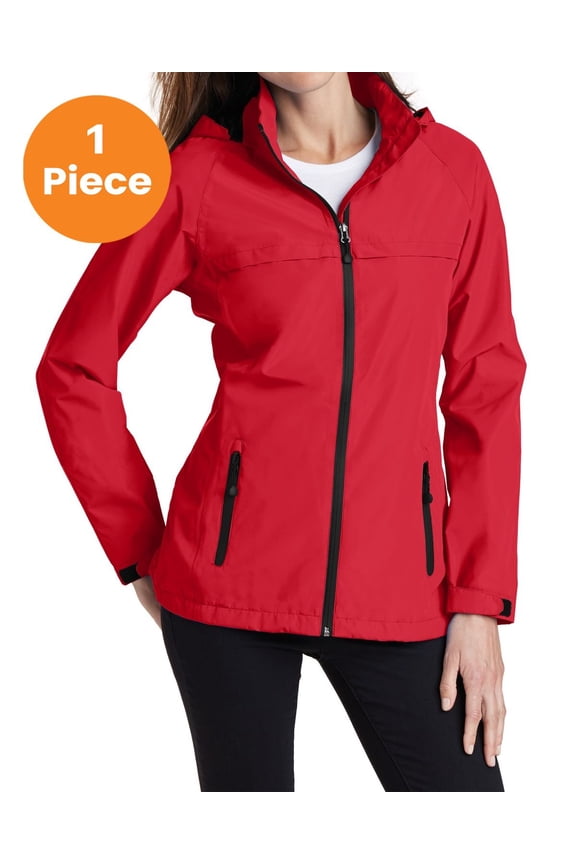 L333 Ladies Torrent Waterproof Jacket , Engine Red, XXL, Womens Rain Jackets