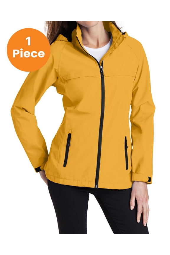 L333 Ladies Torrent Waterproof Jacket , Slicker Yellow, XL, Womens Rain Jackets