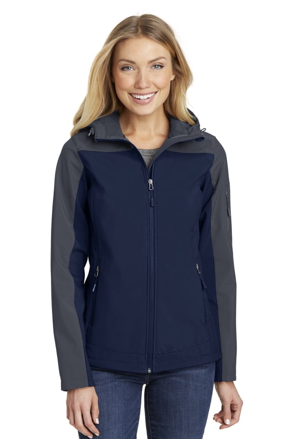 L335 Ladies Hooded Core Soft Shell Jacket, Womens Hoodies