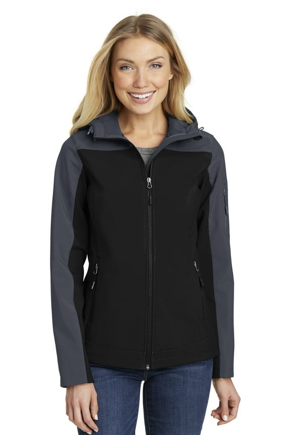 L335 Ladies Hooded Core Soft Shell Jacket
