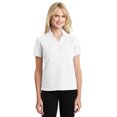 thumbnail image 1 of Port Authority L448 Ladies Pima Cotton Polo Shirt - White - 3X-Large, 1 of 2