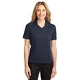 thumbnail image 1 of Port Authority L455 Ladies Moisture Free Polo Shirt - Classic Navy - Large, 1 of 2