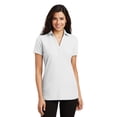 thumbnail image 1 of Port Authority L5001 Ladies Silk Touch Y-Neck Polo, White, 3XL, 1 of 1