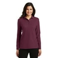 thumbnail image 1 of Port Authority Women's Long Sleeve Silk Touch Polo - L500LS, 1 of 2