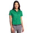 thumbnail image 1 of Port Authority L508 Ladies Short Sleeve Shirt - Court Green - X-Small, 1 of 2